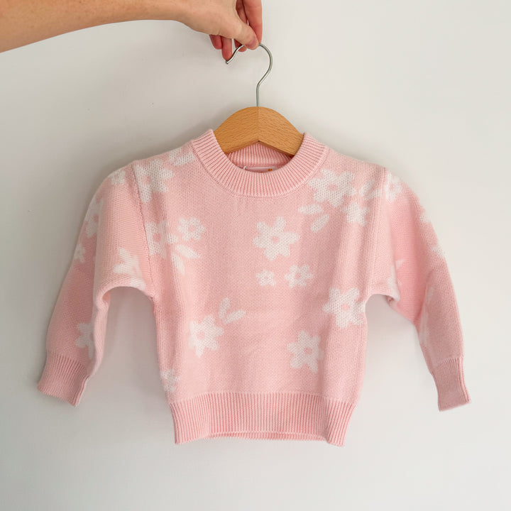 Knit Jumper | Daisy Baby Pink