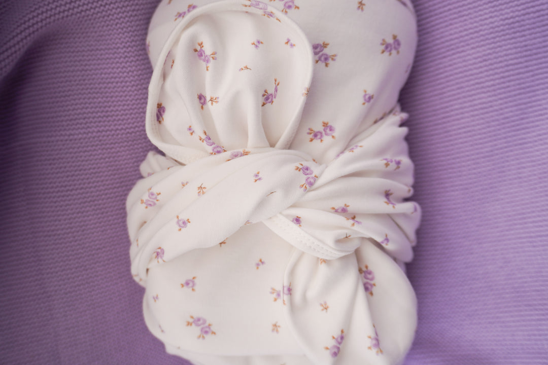 Swaddle Set | Lilac Meadow
