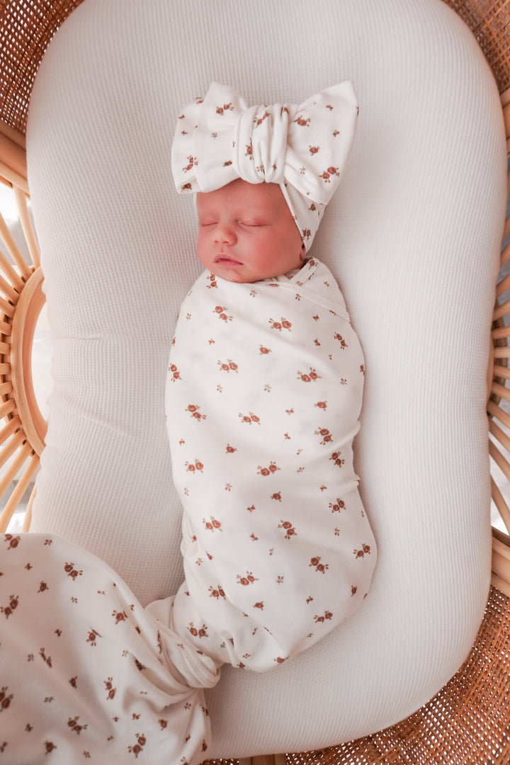 Swaddle Set | Choc Meadow