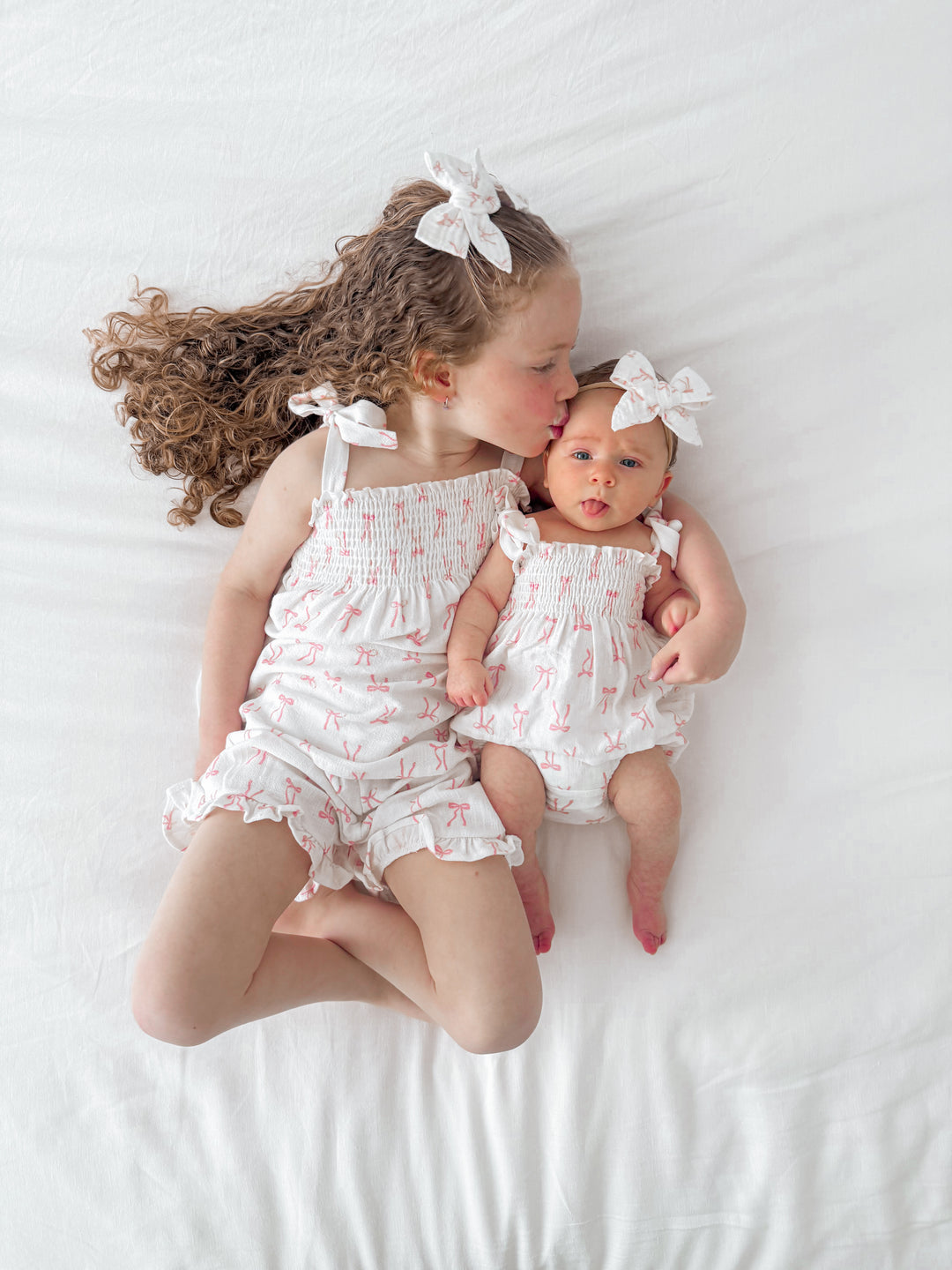 Short Set | Pink Bows