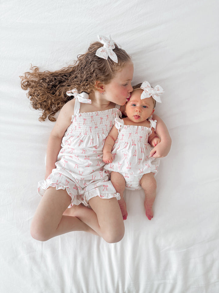 Short Set | Pink Bows