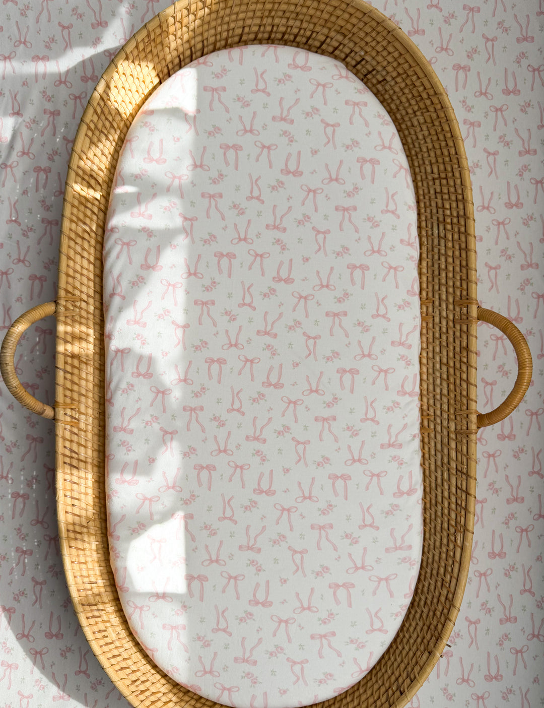 Bassinet Sheet | Bow Floral