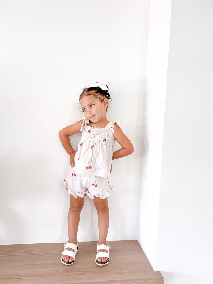 Short Set | Red Cherries