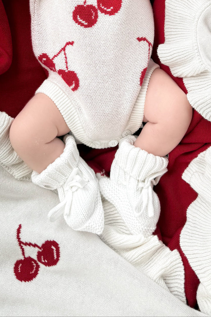Knitted Booties | Milk
