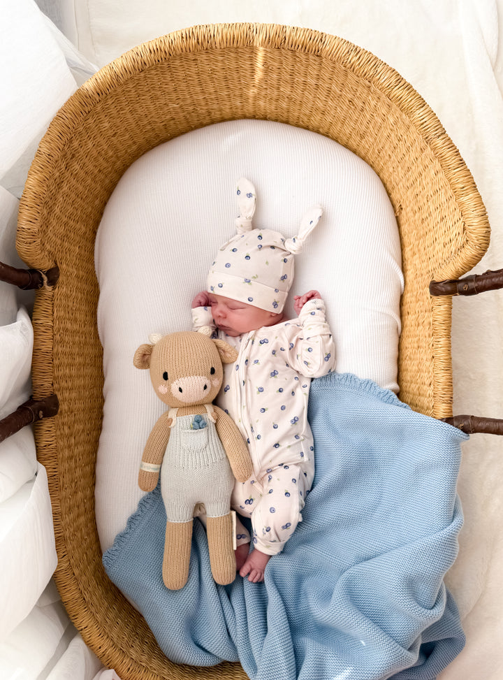 Bassinet Sheet | Waffle Milk