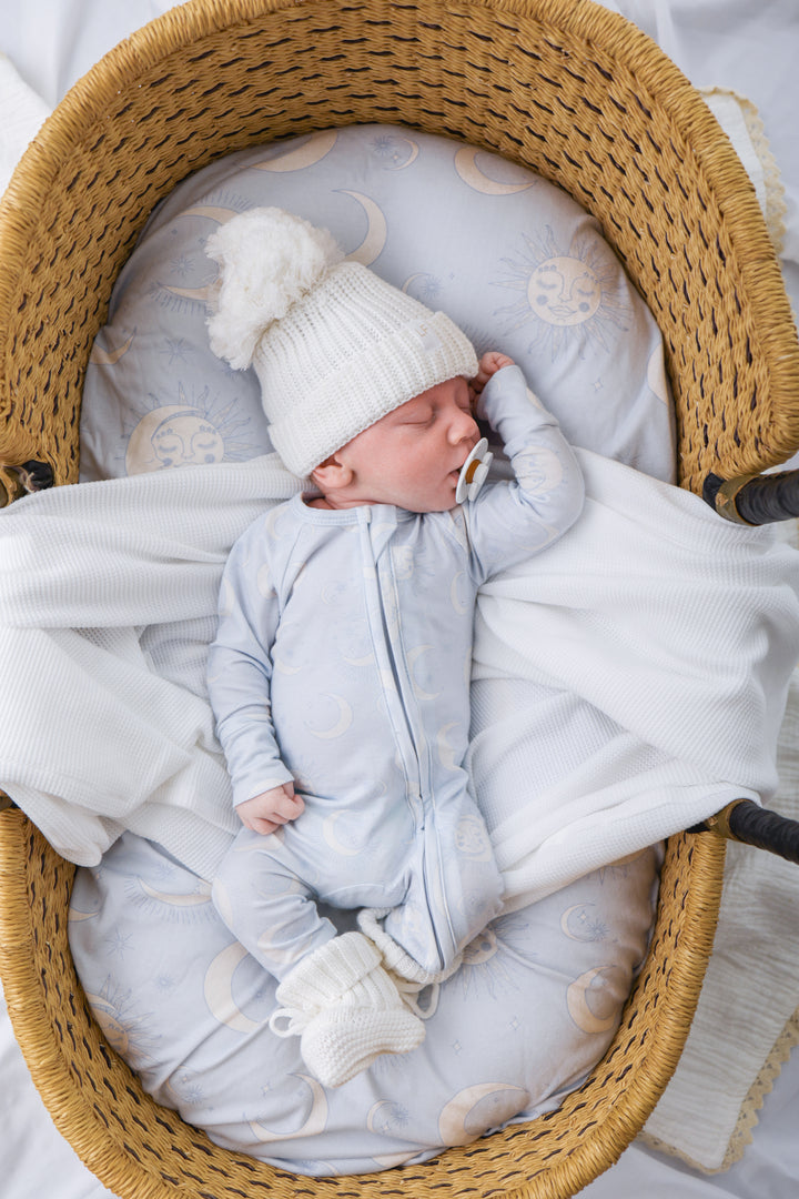 Bassinet Sheet | Celestial Blue