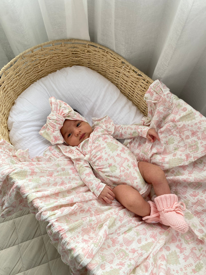 Kimono Onesie | Santa Baby