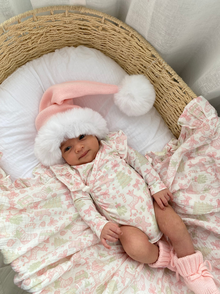 Kimono Onesie | Santa Baby