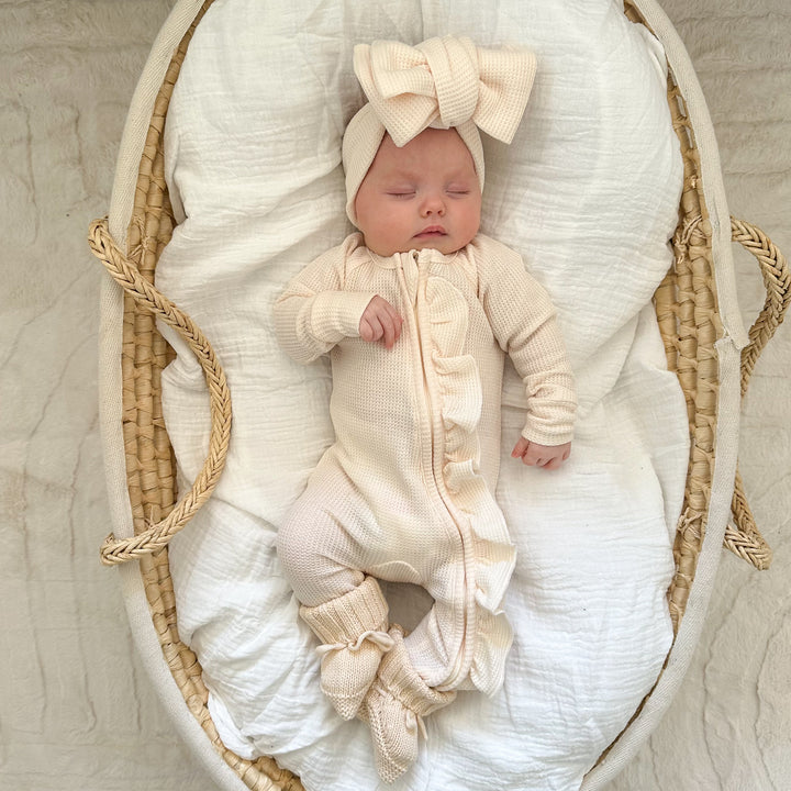 Oversized Topknot | Waffle Cream