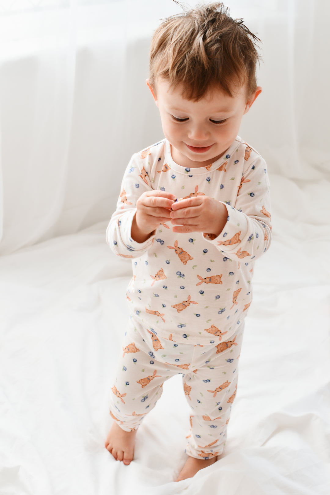 Long Sleeve PJ's | Bunny Berries