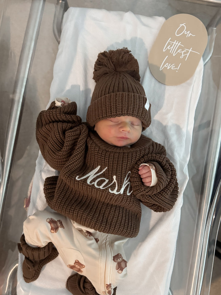 Chunky Knit Jumper | Chocolate