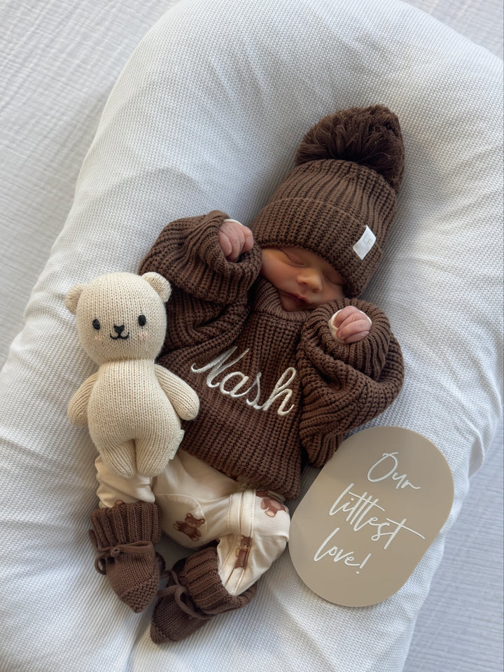 Chunky Knit Jumper | Chocolate