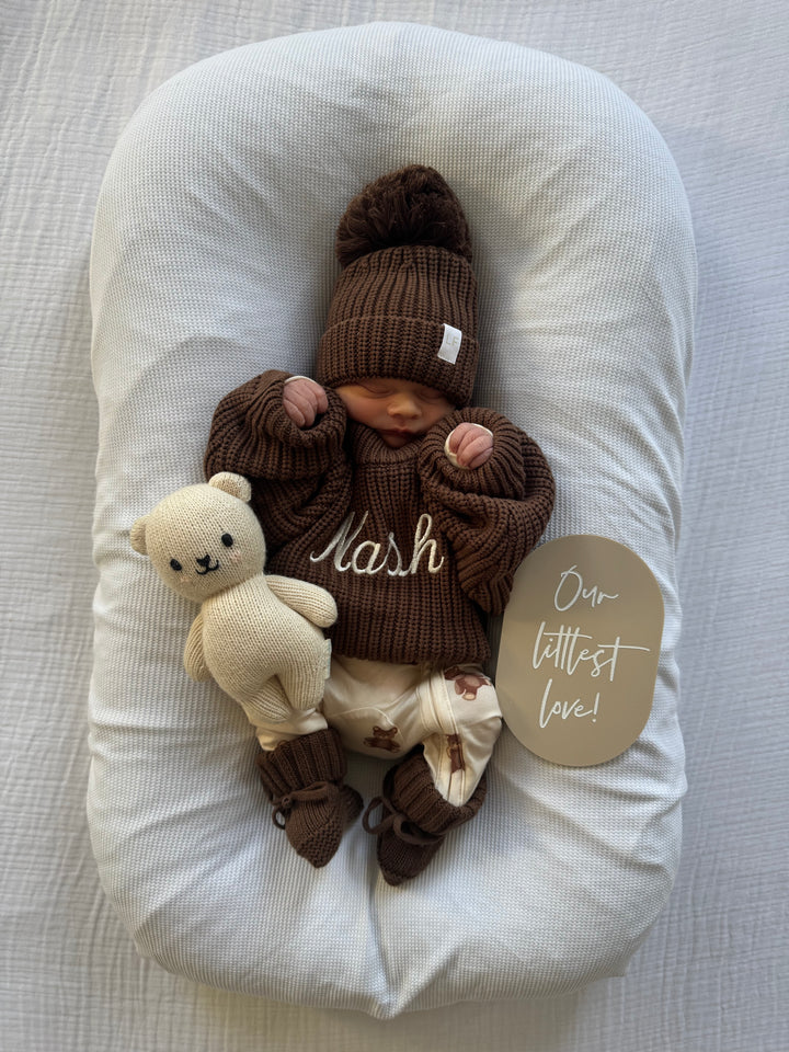 Chunky Knit Jumper | Chocolate