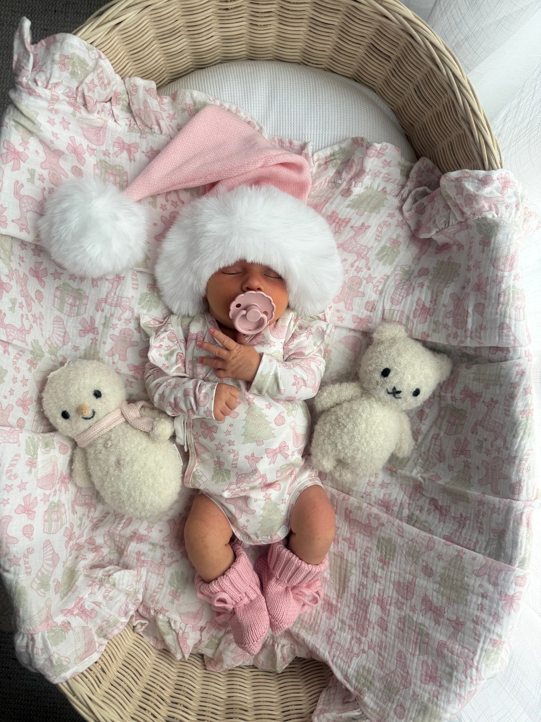 Kimono Onesie | Santa Baby