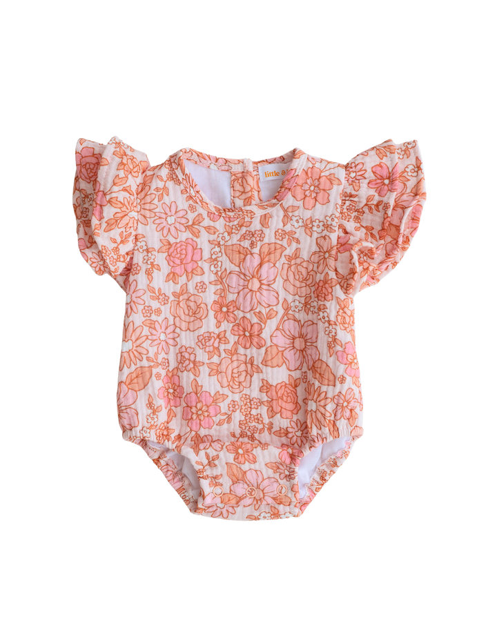 Frill Muslin Romper | Blossom