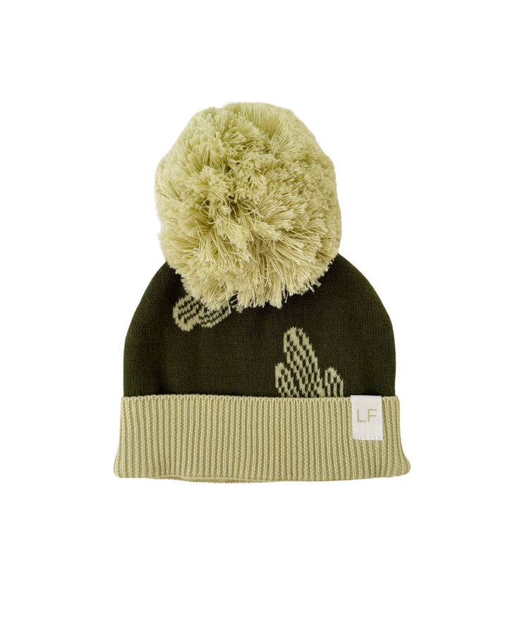 Knitted Pom Beanie | Cactus