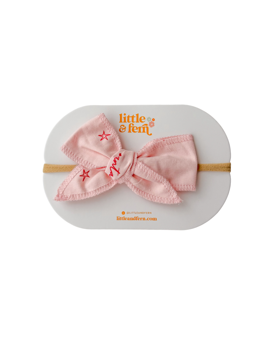 Bow Headband | Pink Santa Baby | PRE-ORDER