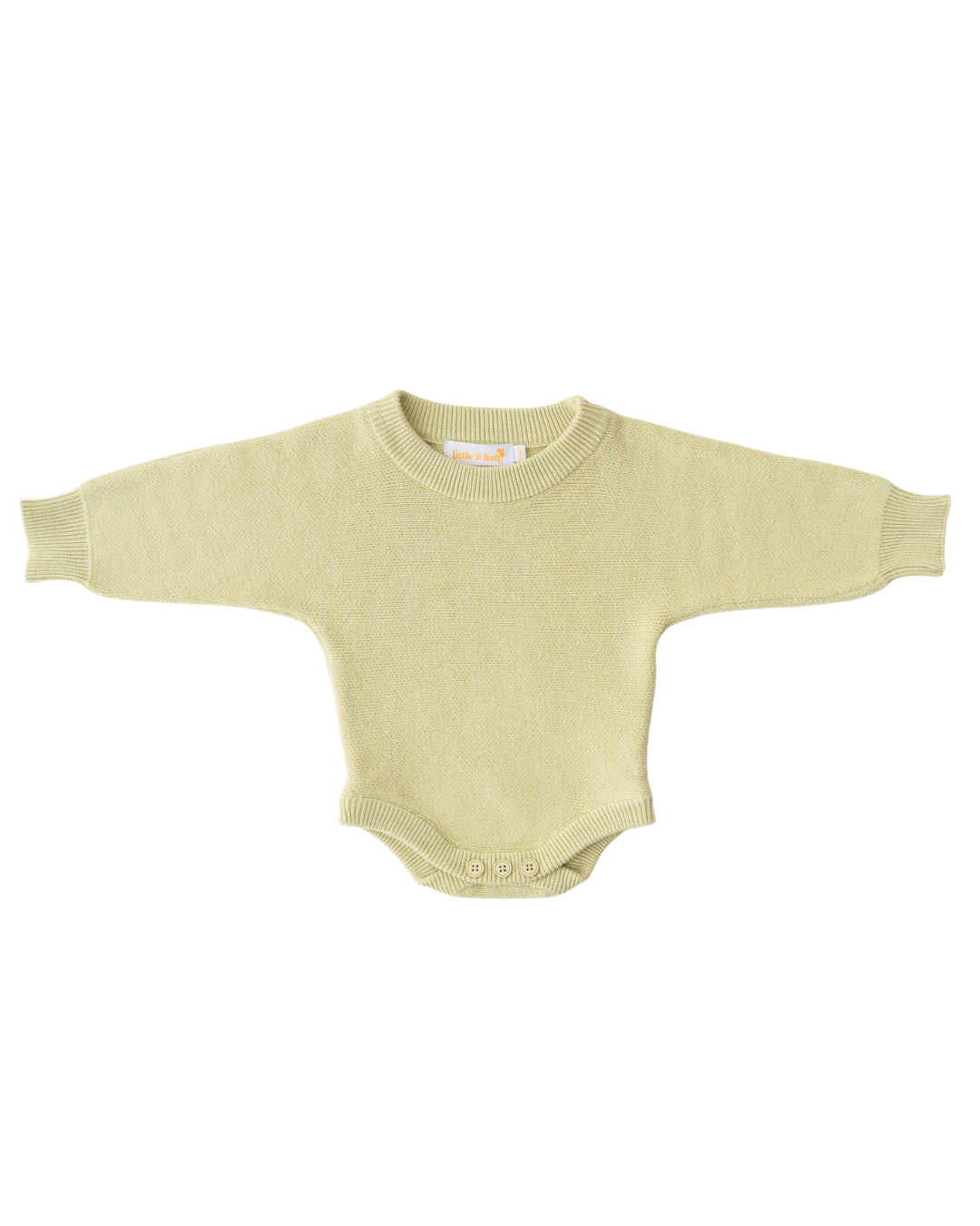 Knit Romper | Matcha