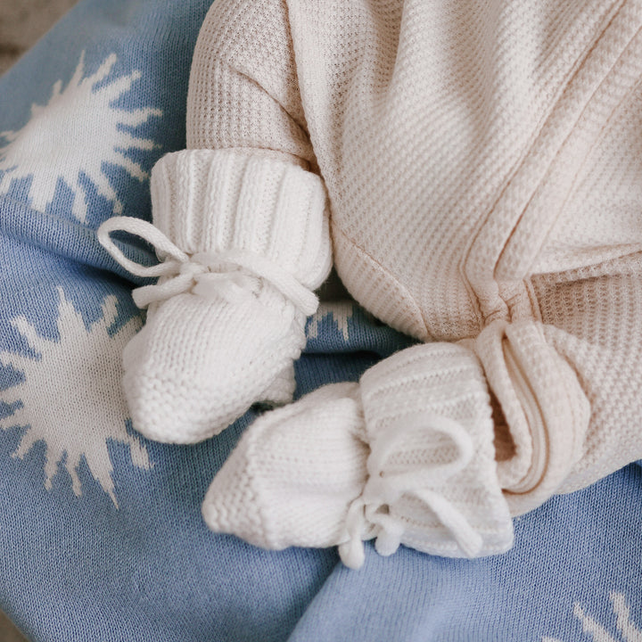 Knitted Booties | Ivory