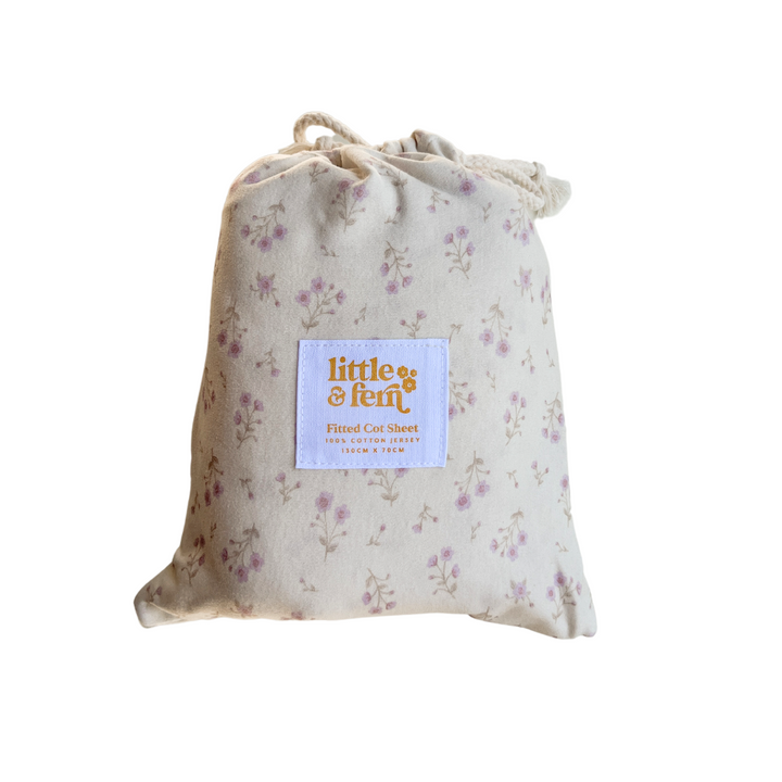 Paisley Lilac | Cot Sheet