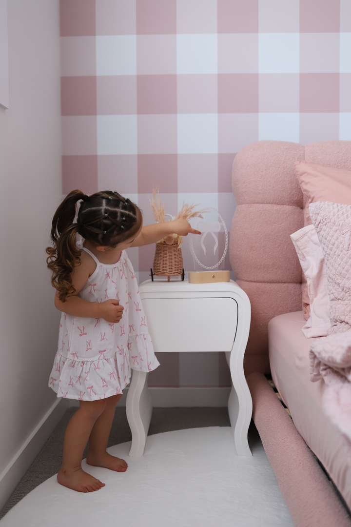 Tie Dress | Pink Bows